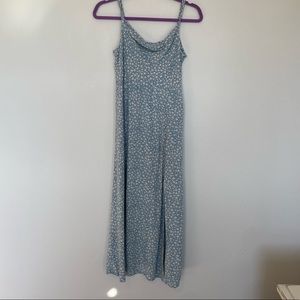 AMERICAN EAGLE BLUE FLORAL FLOWY DRESS ❄️🤍